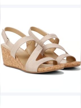 NATURALIZER NEW IN BOX STRAPPY WEDGE SANDAL SZ 6